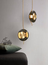 Modern Smoke Grey Glass Pendulum Pendant Light for Elegant Interior Lighting
