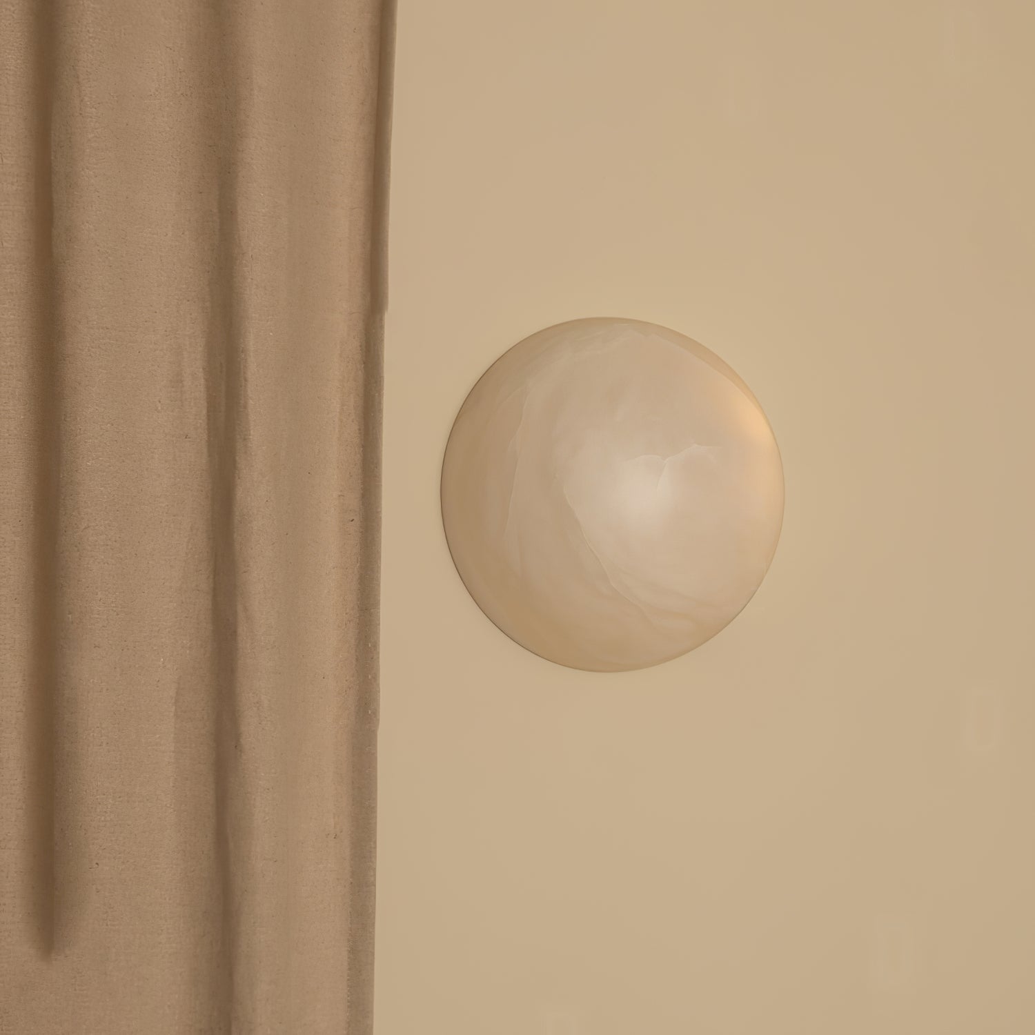 Modern Snowflake Alabaster Stone Wall Sconce LED Interior Lighting Fixture for Hallway and Bedroom