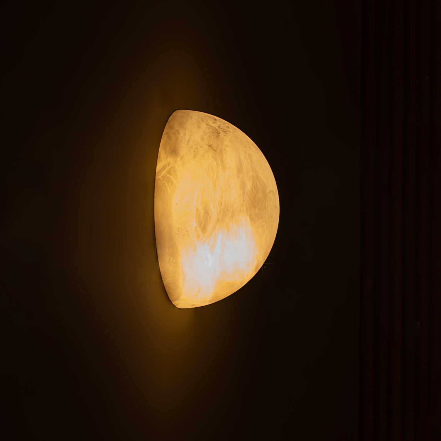 Modern Snowflake Alabaster Stone Wall Sconce LED Interior Lighting Fixture for Hallway and Bedroom