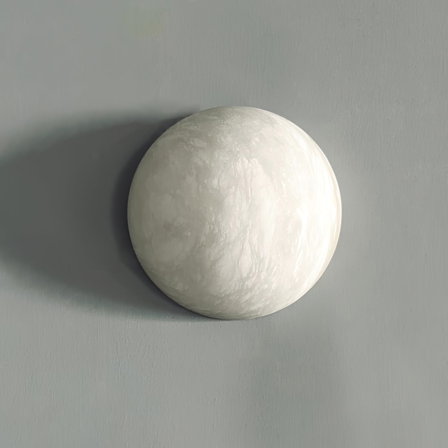 Modern Snowflake Alabaster Stone Wall Sconce LED Interior Lighting Fixture for Hallway and Bedroom