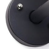 Modern Solar LED Outdoor Wall Sconce Waterproof 3 Step Dimming Round Aluminum Light