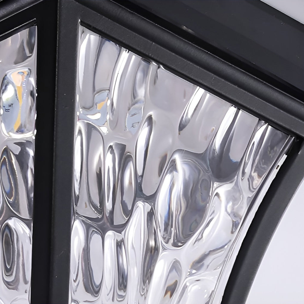 Modern Solar LED Outdoor Wall Sconce Waterproof Smart Touch Sensor Exterior Aluminum Lighting