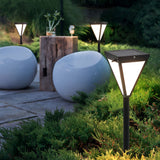 Modern Solar LED Pathway Post Lights Waterproof Outdoor Landscape Lighting for Garden and Villa