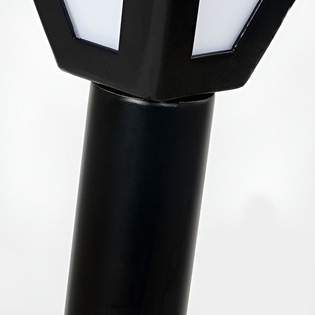 Modern Solar LED Pathway Post Lights Waterproof Outdoor Landscape Lighting for Garden and Villa