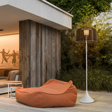 Modern Solar Mesh Outdoor Floor Lamp with Stainless Steel Body and IP67 Waterproof Rating