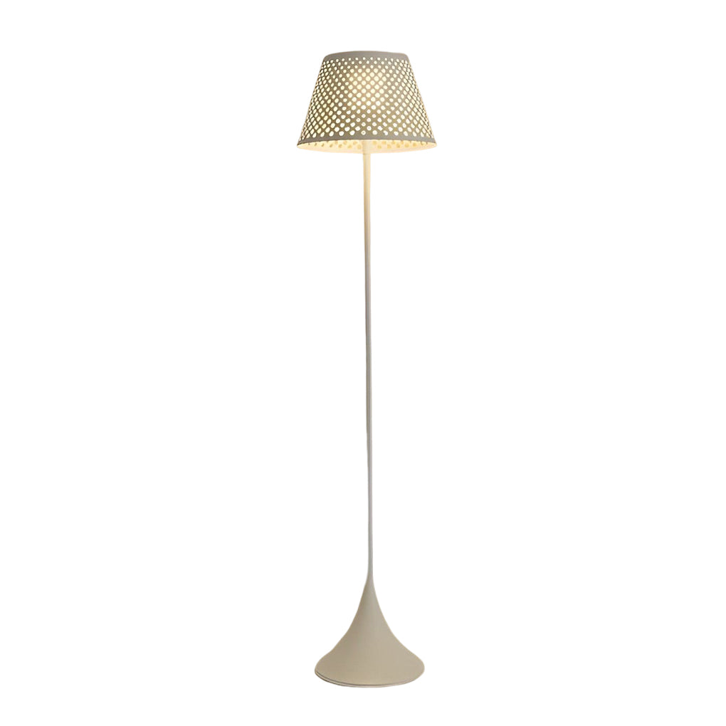 Modern Solar Mesh Outdoor Floor Lamp with Stainless Steel Body and IP67 Waterproof Rating