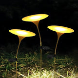 Modern Solar Mushroom Lawn Light Adjustable LED Outdoor Pathway Lighting for Garden and Landscape