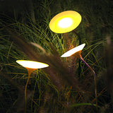 Modern Solar Mushroom Lawn Light Adjustable LED Outdoor Pathway Lighting for Garden and Landscape