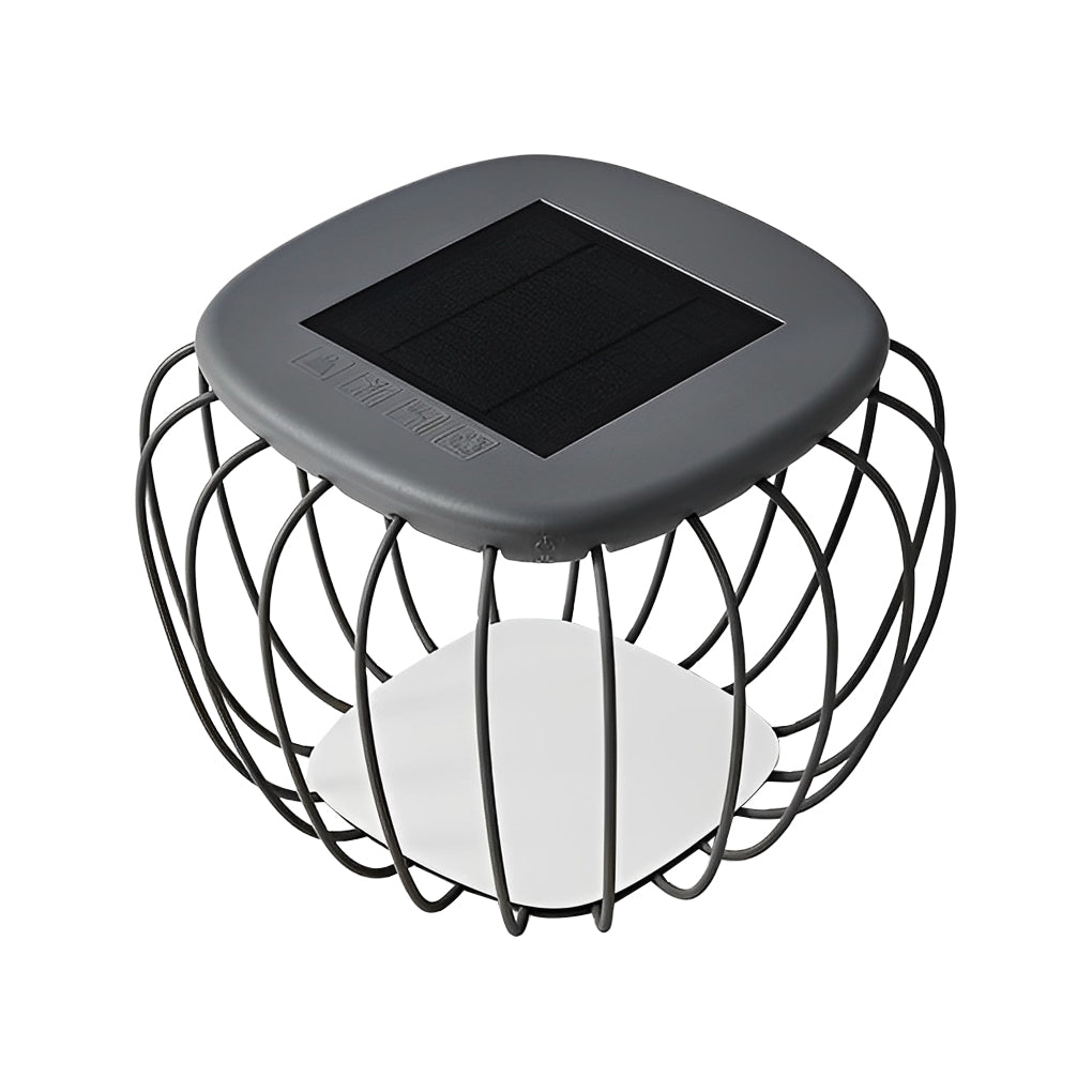 Modern Solar Outdoor Floor Lamp LED Waterproof Decorative Garden Lantern for Patio and Terrace