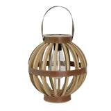 Modern Solar Outdoor Lantern Waterproof Rattan Style LED Hanging Garden Light for Balcony