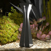 Modern Solar Outdoor Pathway Lights Waterproof Stainless Steel LED Landscape Garden Bollard Lamp