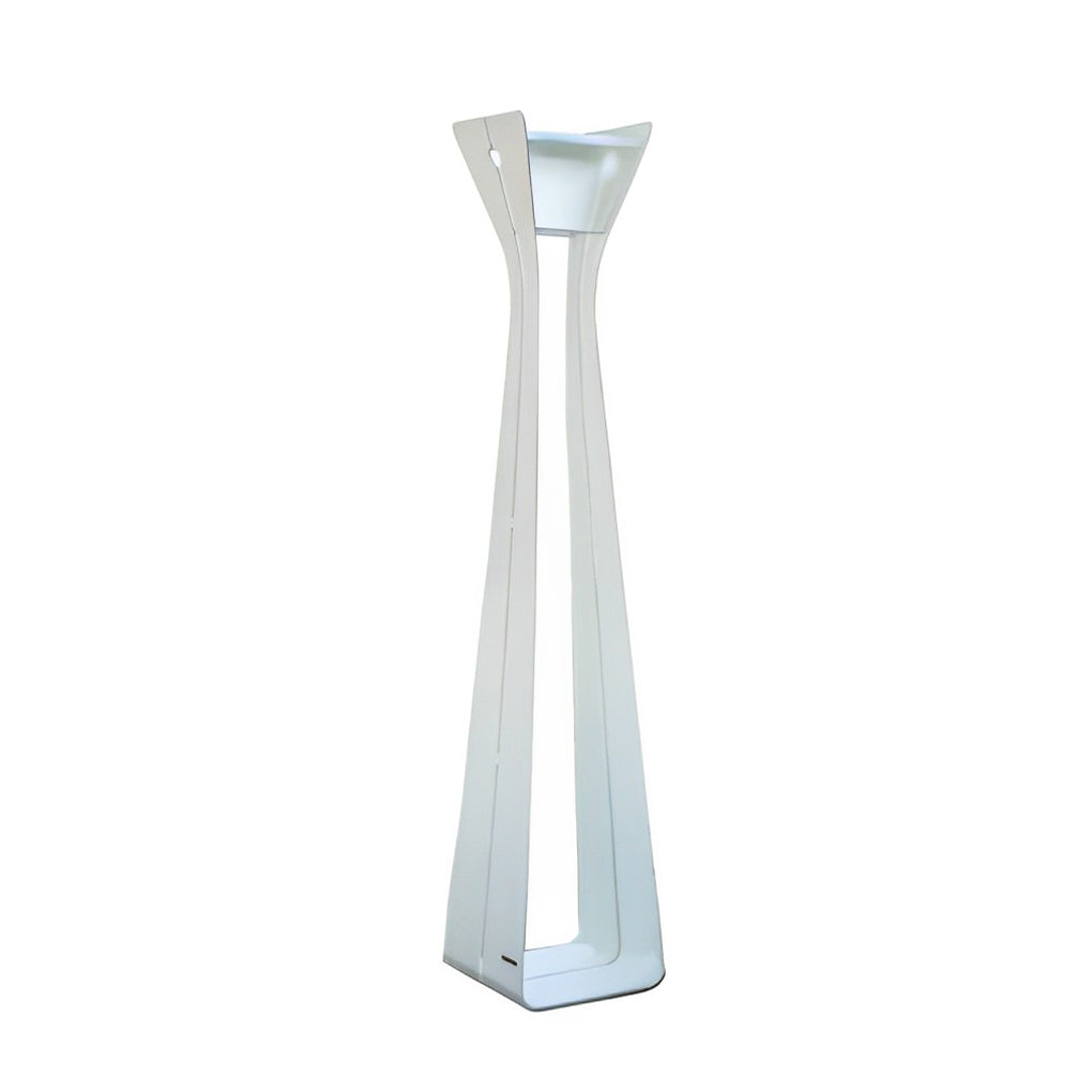 Modern Solar Outdoor Pathway Lights Waterproof Stainless Steel LED Landscape Garden Bollard Lamp