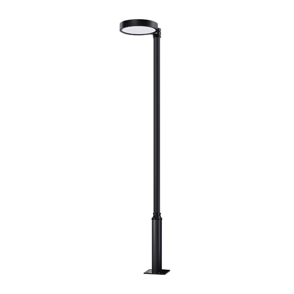 Modern Solar Outdoor Post Lamp Waterproof LED Garden Street Light with Remote Control