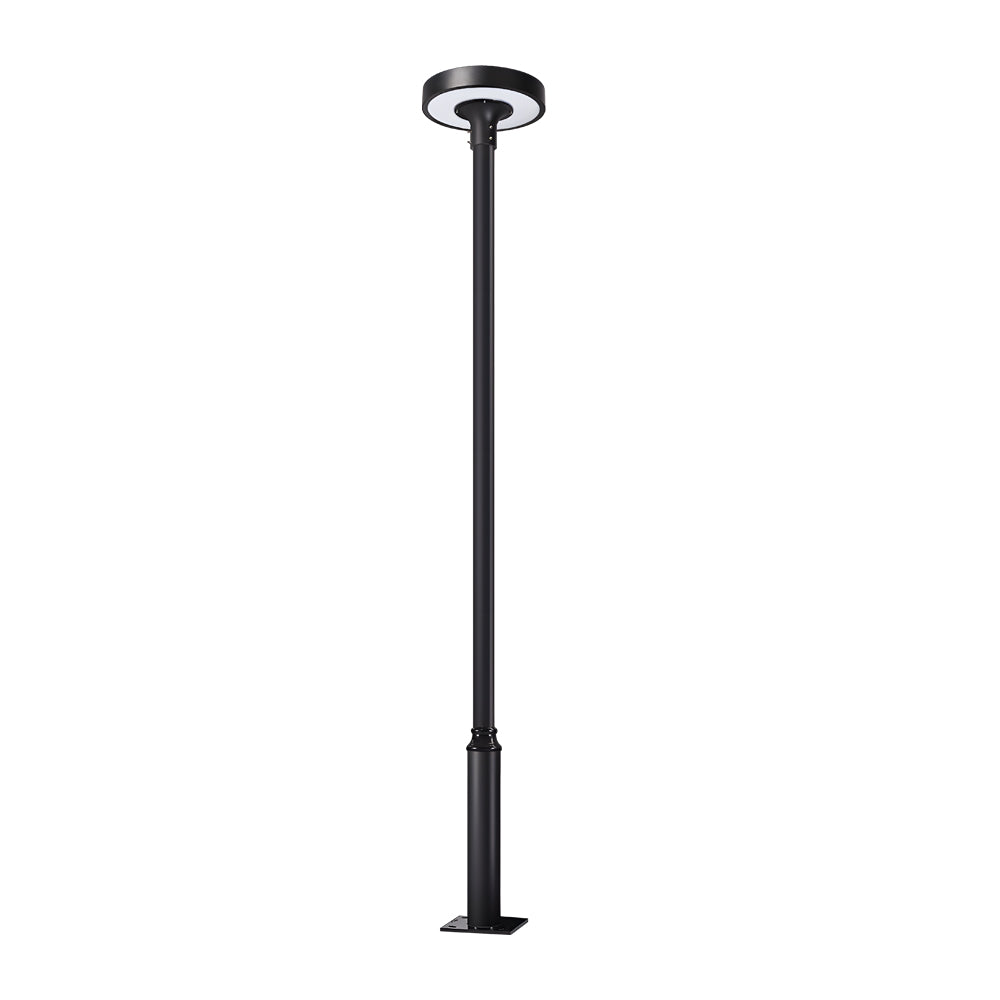 Modern Solar Outdoor Post Lamp Waterproof LED Garden Street Light with Remote Control