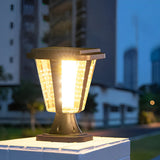 Modern Solar Post Cap Lights Waterproof Outdoor Motion Sensor LED Fence Pillar Lighting for Garden