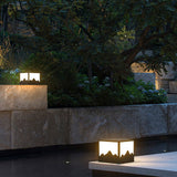 Modern Solar Post Light Waterproof LED Outdoor Landscape Lighting for Fence and Garden