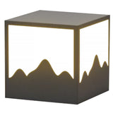 Modern Solar Post Light Waterproof LED Outdoor Landscape Lighting for Fence and Garden