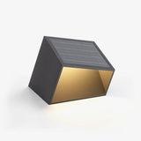 Modern Solar Powered Cube Garden Light Waterproof Outdoor Patio LED Lamp
