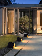 Modern Solar Powered Cube Garden Light Waterproof Outdoor Patio LED Lamp