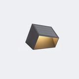 Modern Solar Powered Cube Garden Light Waterproof Outdoor Patio LED Lamp