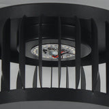 Modern Solar Powered Garden Post Light Waterproof Three Color LED Outdoor Path Lamp