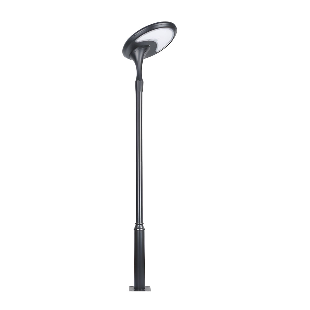 Modern Solar Powered LED Lamp Post Outdoor IP65 Waterproof Street Light for Gardens and Parks