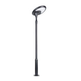 Modern Solar Powered LED Lamp Post Outdoor IP65 Waterproof Street Light for Gardens and Parks