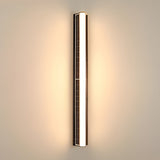 Modern Solar Powered LED Outdoor Wall Sconce Waterproof Linear Acrylic Porch Light