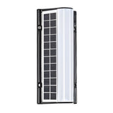 Modern Solar Powered LED Outdoor Wall Sconce Waterproof Linear Acrylic Porch Light