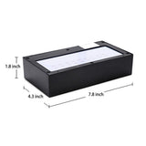 Modern Solar Powered Motion Sensor Wall Sconce Waterproof Outdoor Up and Down LED Security Light