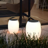 Modern Solar Powered Outdoor Lantern Waterproof Portable LED Table Lamp for Patio