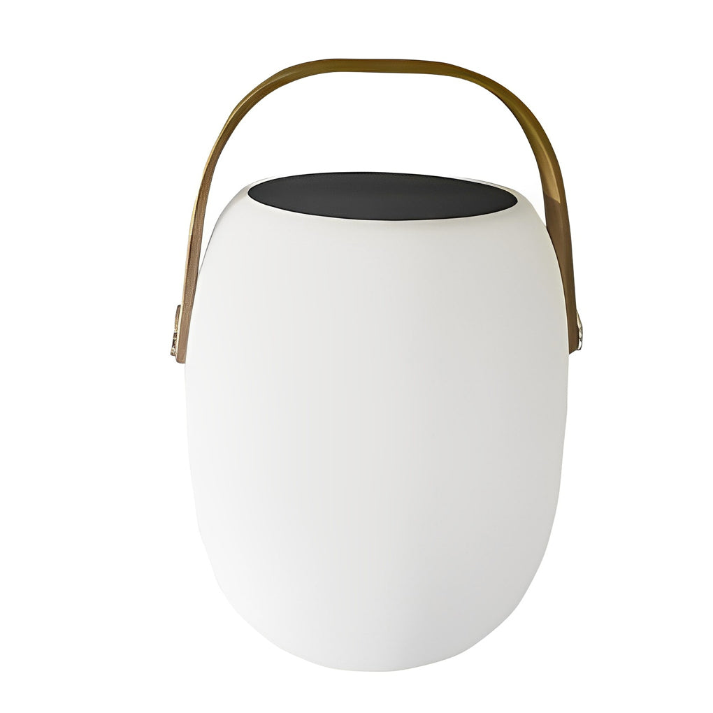 Modern Solar Powered Outdoor Lantern Waterproof Portable LED Table Lamp for Patio