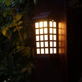 Modern Solar Powered Outdoor Wall Lamp Waterproof LED Exterior Sconce for Garden Patio and Courtyard