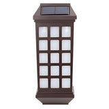 Modern Solar Powered Outdoor Wall Lamp Waterproof LED Exterior Sconce for Garden Patio and Courtyard