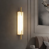Modern Spanish Alabaster Wall Sconce with Integrated LED for Luxury Interior Lighting