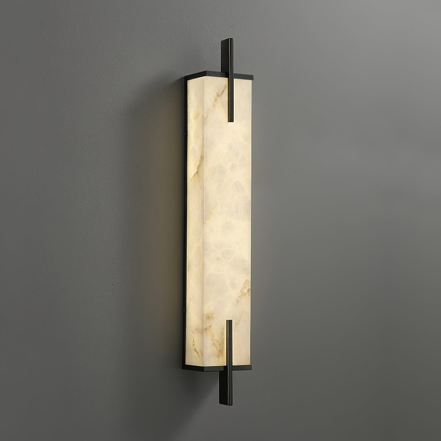 Modern Spanish Alabaster Wall Sconce with Integrated LED for Luxury Interior Lighting