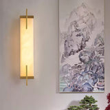 Modern Spanish Alabaster Wall Sconce with Integrated LED for Luxury Interior Lighting