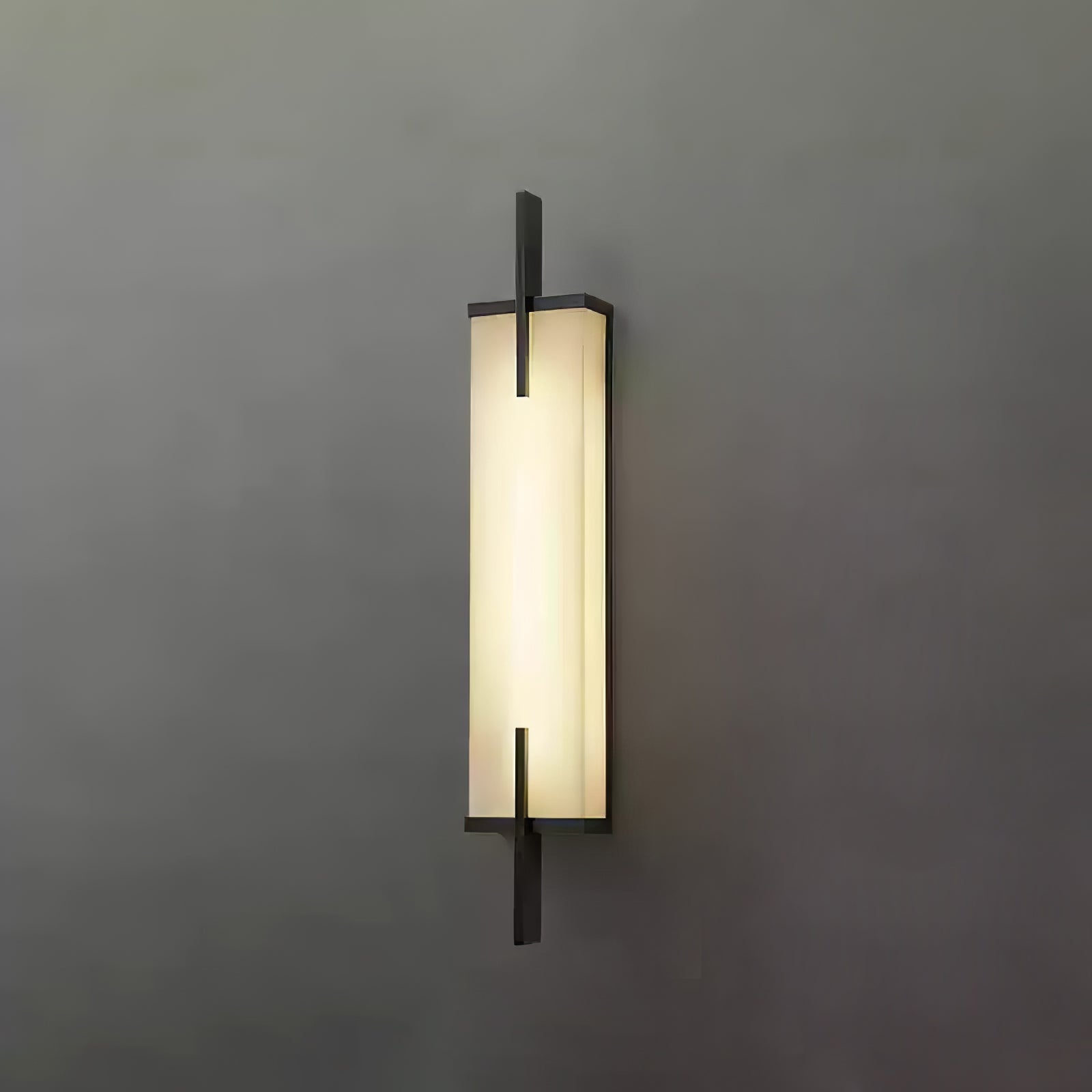Modern Spanish Alabaster Wall Sconce with Integrated LED for Luxury Interior Lighting