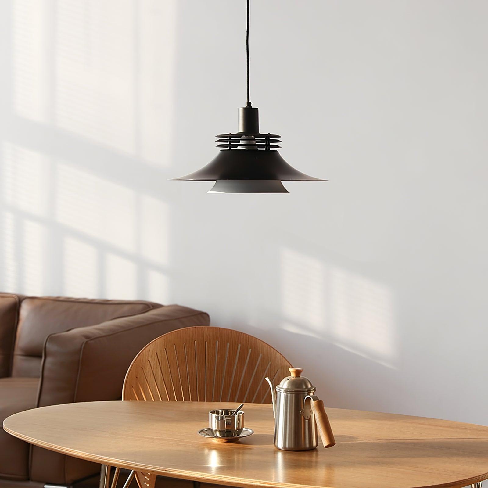 Modern Spherical Two Shade Pendant Light for Kitchen Island and Minimalist Living Room