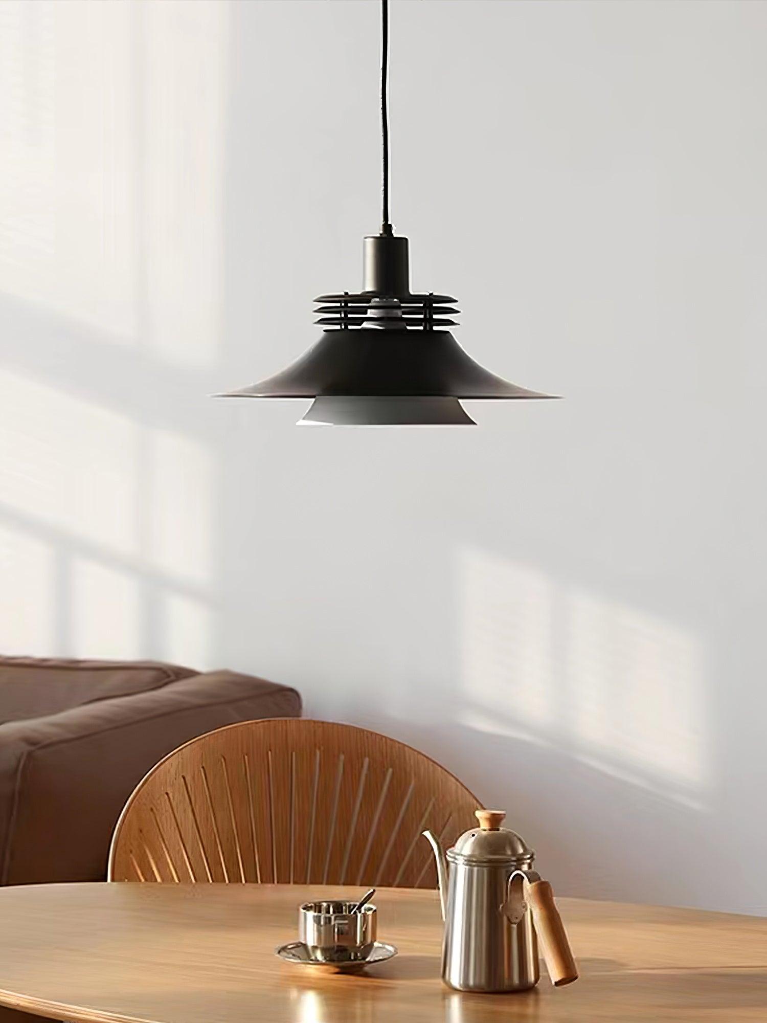 Modern Spherical Two Shade Pendant Light for Kitchen Island and Minimalist Living Room