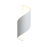 Modern Spiral LED Waterproof Outdoor Wall Light Up and Down Luminous Exterior Sconce for Aisle