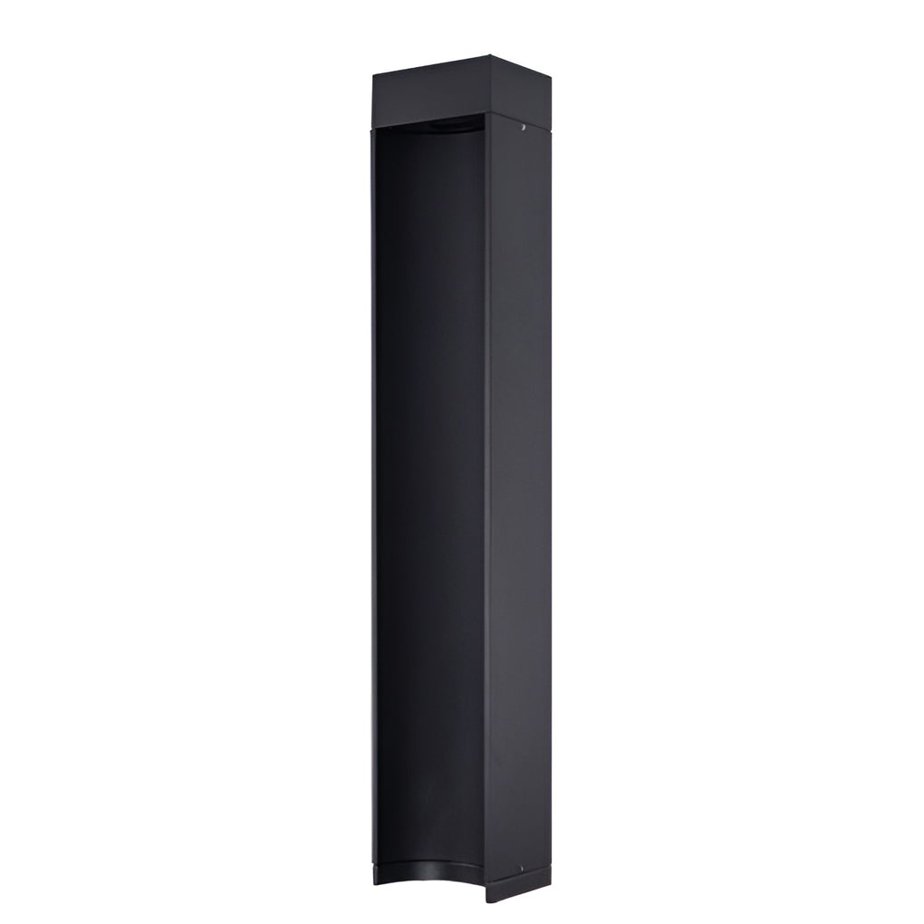 Modern Square Black 5W LED Outdoor Path Light Waterproof Landscape Garden Bollard