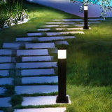 Modern Square LED Landscape Light IP65 Waterproof Black Garden Pathway Lawn Lamp