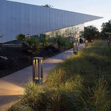 Modern Square LED Landscape Post Light for Villa Garden and Pathway Illumination