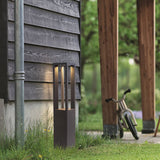 Modern Square LED Landscape Post Light for Villa Garden and Pathway Illumination