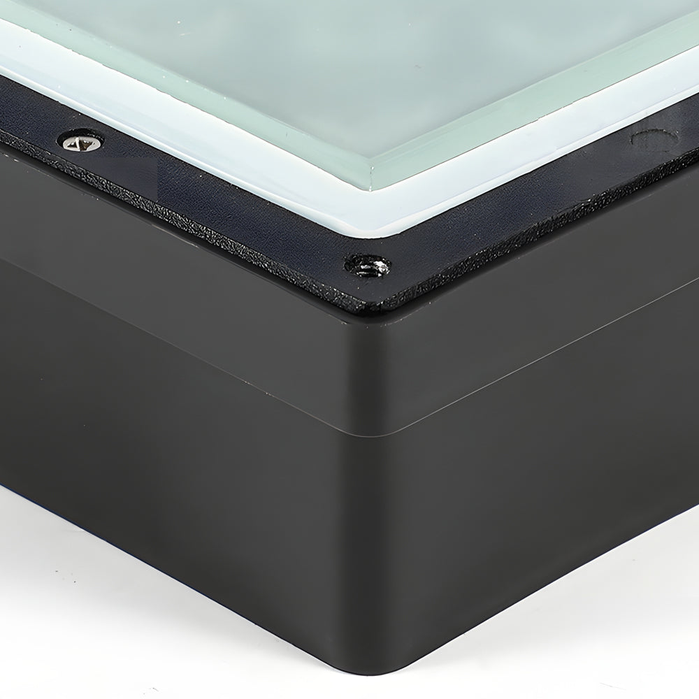 Modern Square LED Outdoor In Ground Well Light with Light Sensor for Steps and Decks