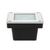 Modern Square LED Outdoor In Ground Well Light with Light Sensor for Steps and Decks