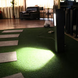Modern Square LED Outdoor Pathway Light 24 Inch 7W Black Waterproof Garden Lawn Landscape Lamp