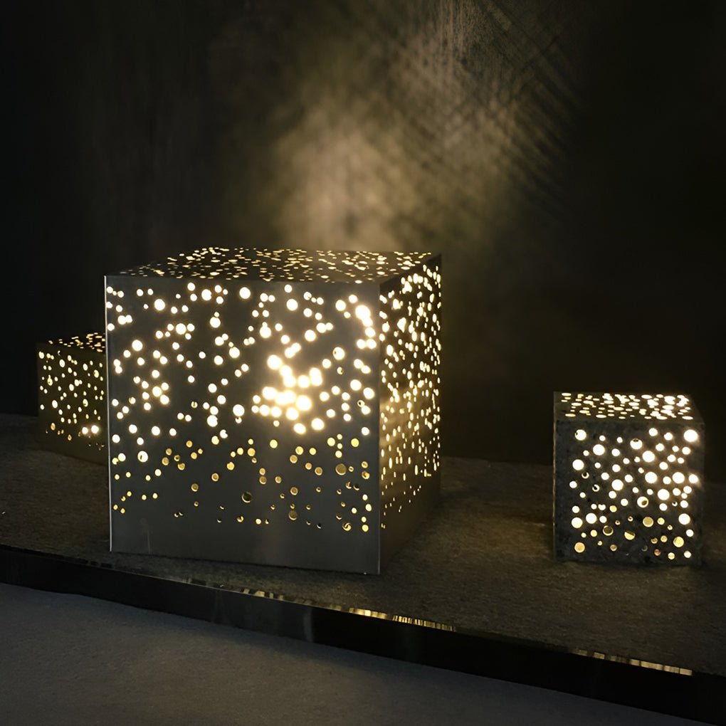 Modern Square LED Outdoor Post Light Stainless Steel Pillar Lantern for Garden and Deck