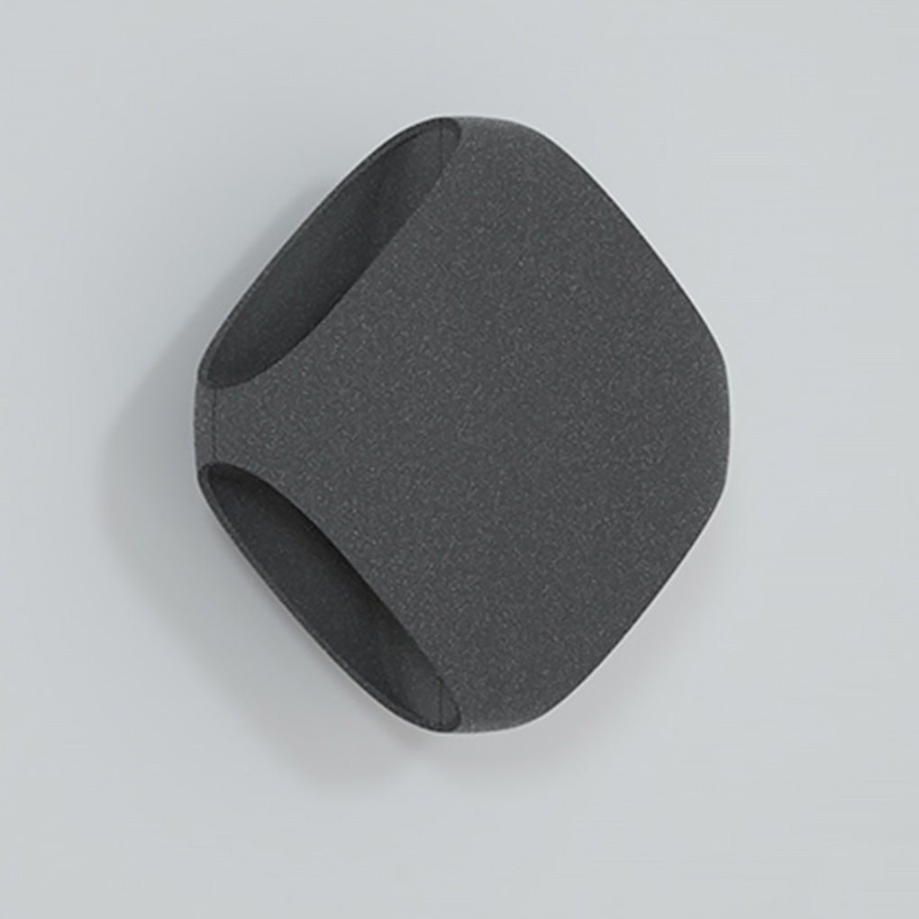 Modern Square LED Outdoor Wall Light Waterproof Black Exterior Sconce for Garden Fence Post
